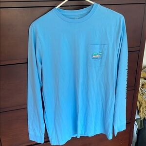 Vineyard Vines Boys Light Blue Long Sleeve Tee Hilton Head